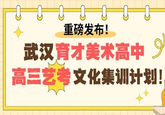 重磅发布！武汉育才美术高中高三艺考文化集训计划！